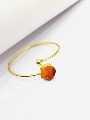 Orange Golden Ball Bracelet